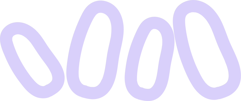 Illustration of four connected chain links